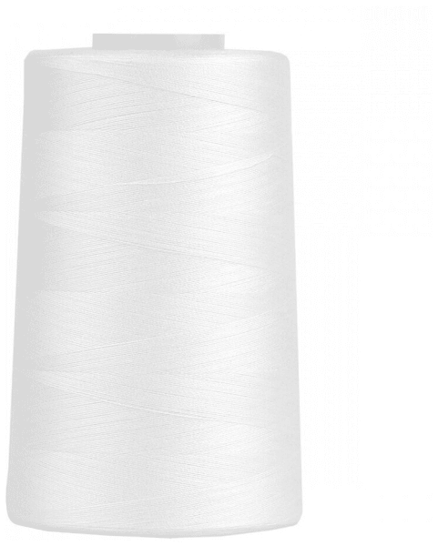 Нитки Sewing Thread 40/2 5000 ярд. цвет - белый 100% п/э в Новом Уренгое