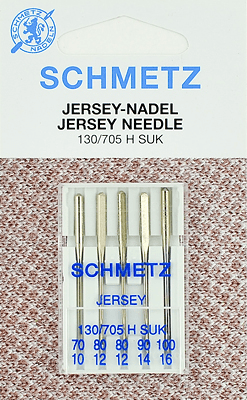 Иглы Schmetz джерси 130/705 H SUK (70x1, 80x2, 90x1, 100x1) 5 шт в Новом Уренгое